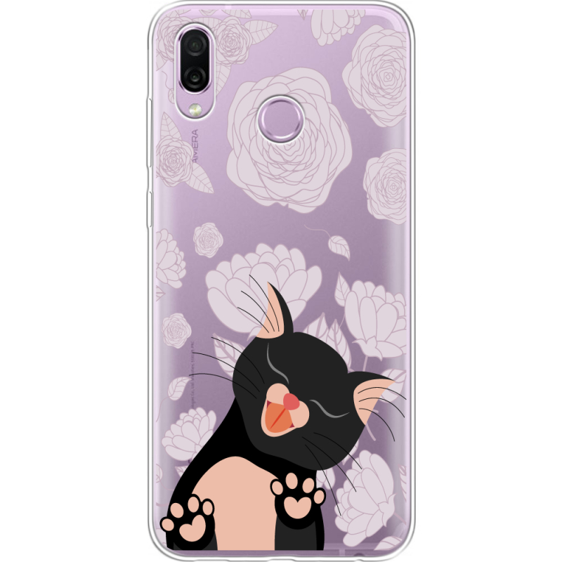 Прозрачный чехол Uprint Honor Play Meow