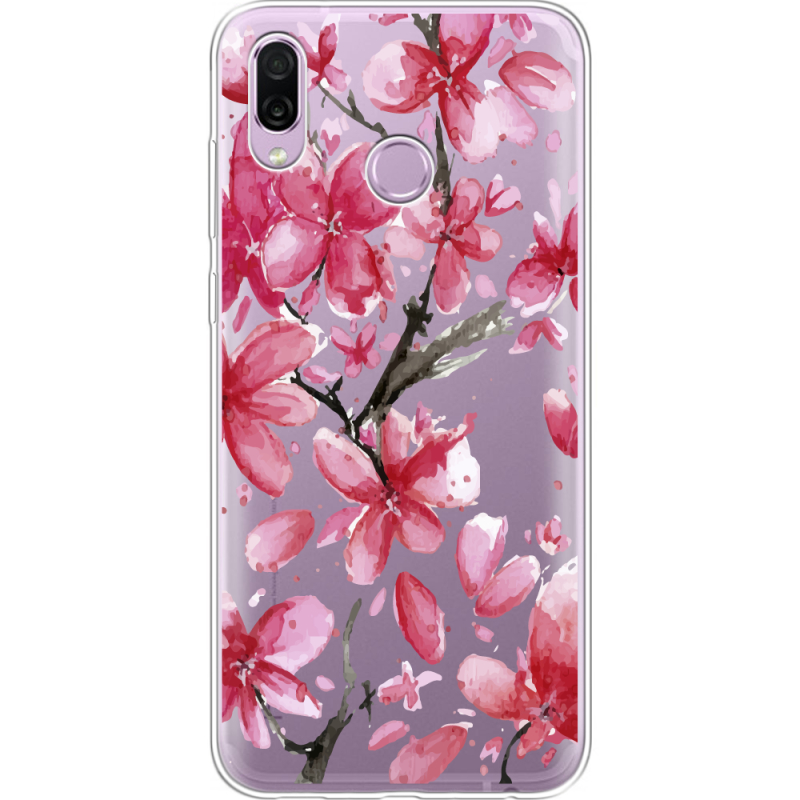 Прозрачный чехол Uprint Honor Play Pink Magnolia