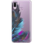 Прозрачный чехол Uprint Honor Play Feathers