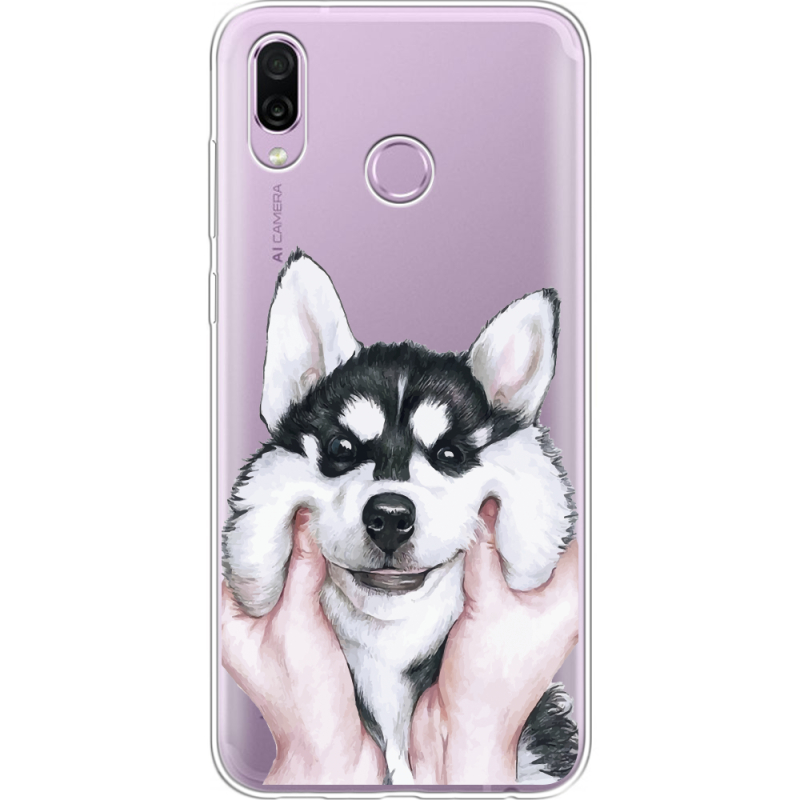Прозрачный чехол Uprint Honor Play Husky
