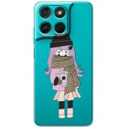 Прозорий чохол BoxFace Moto G57 Power Winter Morning Girl