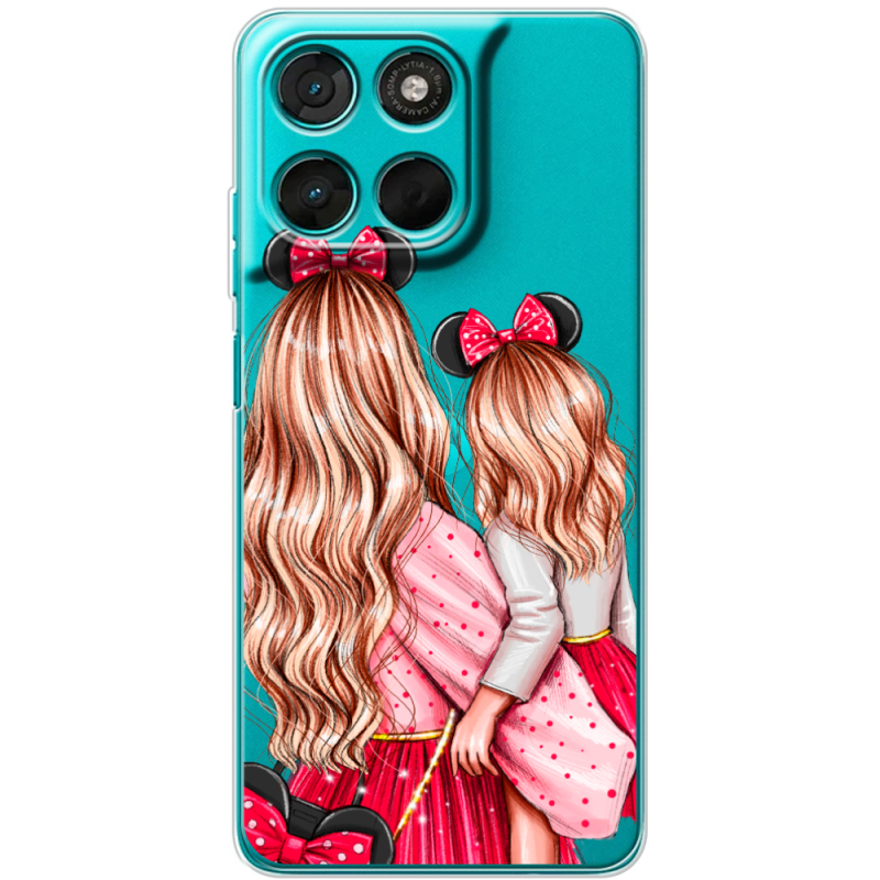 Прозорий чохол BoxFace Moto G57 Power Mouse Girls