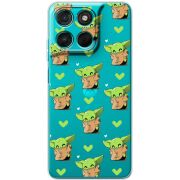 Прозорий чохол BoxFace Moto G57 Power Pattern Baby Yoda