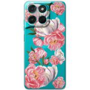 Прозорий чохол BoxFace Moto G57 Power Peony Watercolor Style