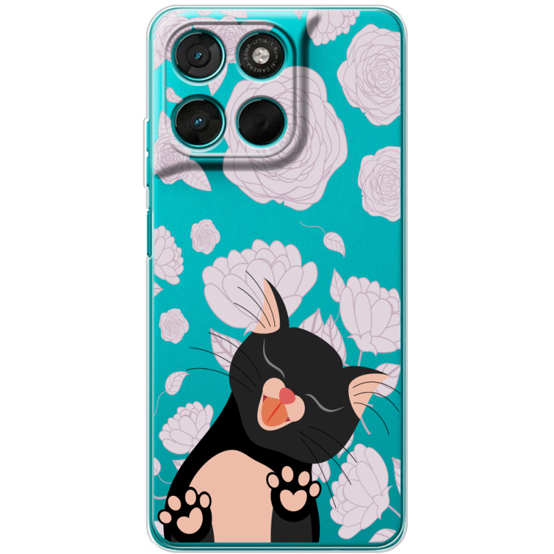 Прозорий чохол BoxFace Moto G57 Power Meow