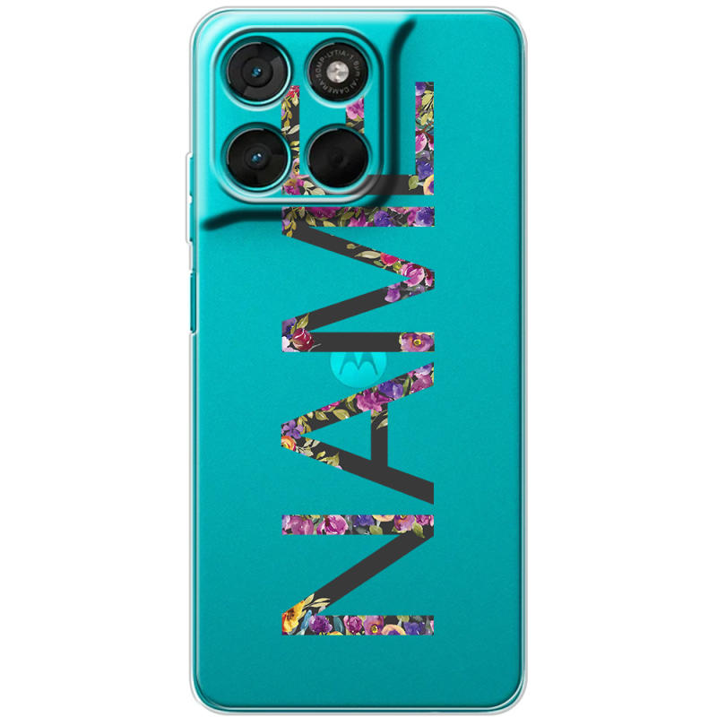 Прозорий чохол BoxFace Moto G57 Power Именной