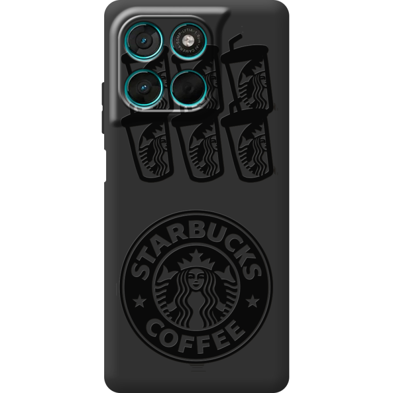 Чорний чохол BoxFace Moto G57 Power Black Coffee