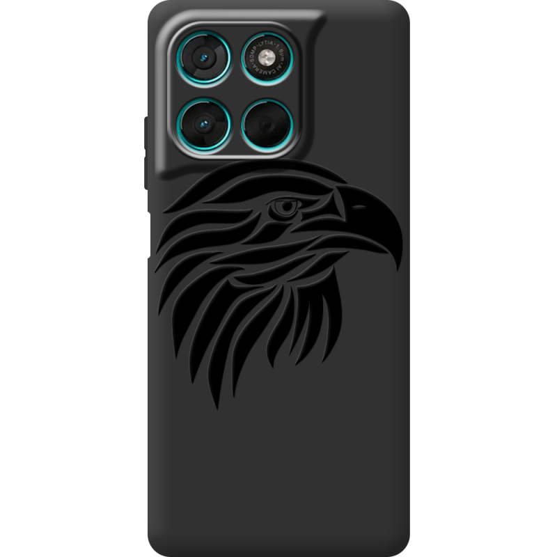 Чорний чохол BoxFace Moto G57 Power Eagle