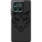 Чорний чохол BoxFace Moto G57 Power Tiger