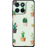 Чохол BoxFace Moto G86 Power L-green Cacti