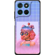 Чохол BoxFace Moto G86 Power Girl in the Clouds