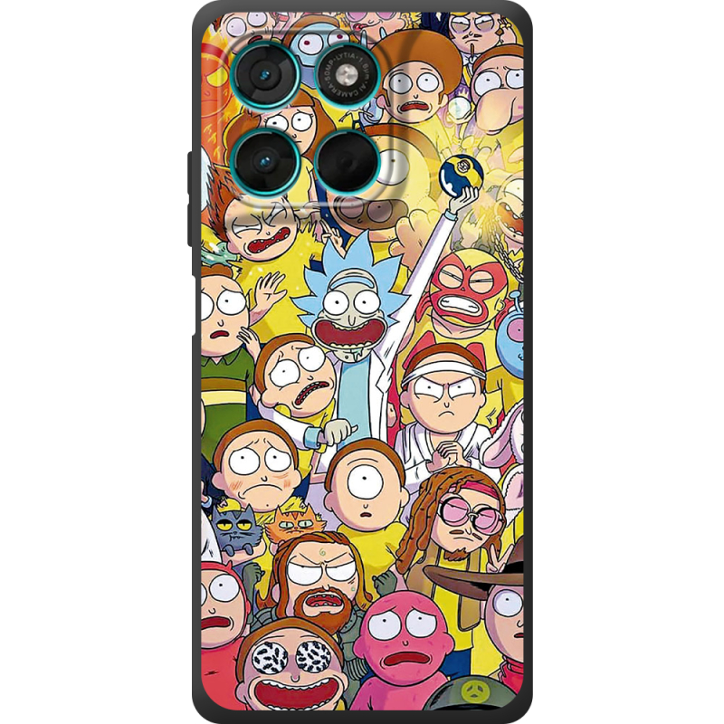 Чохол BoxFace Moto G86 Power Rick and Morty