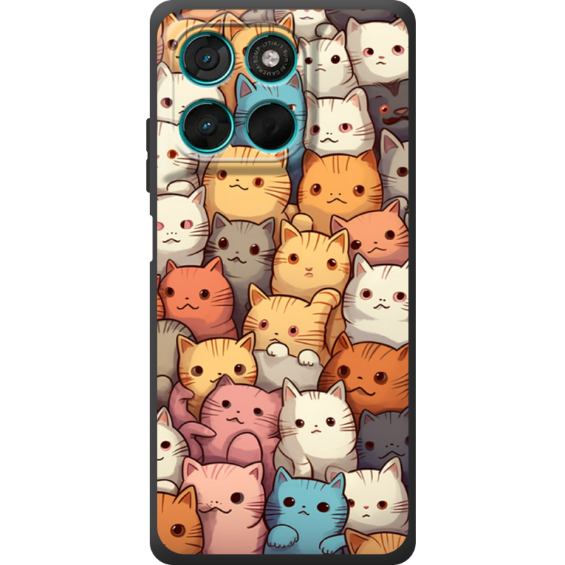 Чохол BoxFace Moto G86 Power Котики муркотики