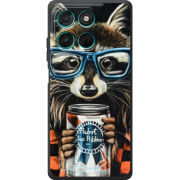 Чохол BoxFace Moto G86 Power Енот с банкой