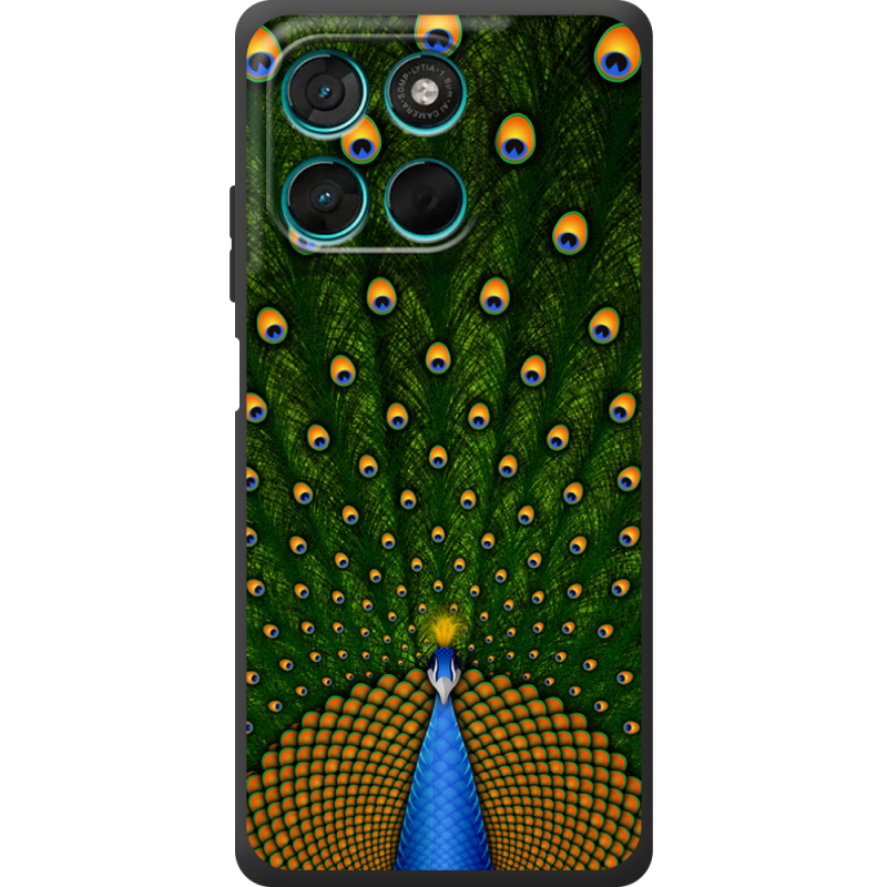 Чохол BoxFace Moto G86 Power Peacocks Tail