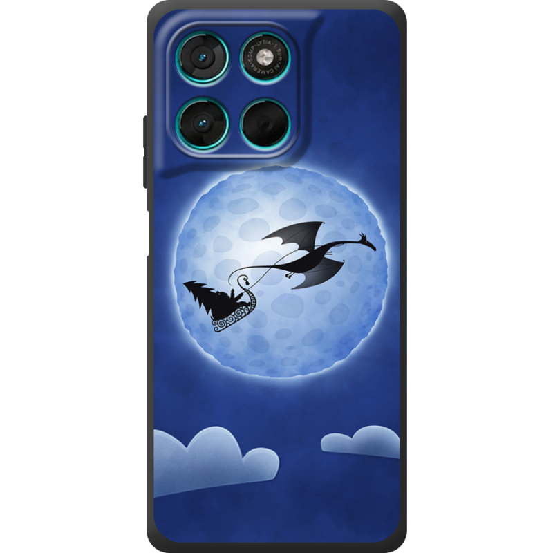 Чохол BoxFace Moto G86 Power Christmas Dragon