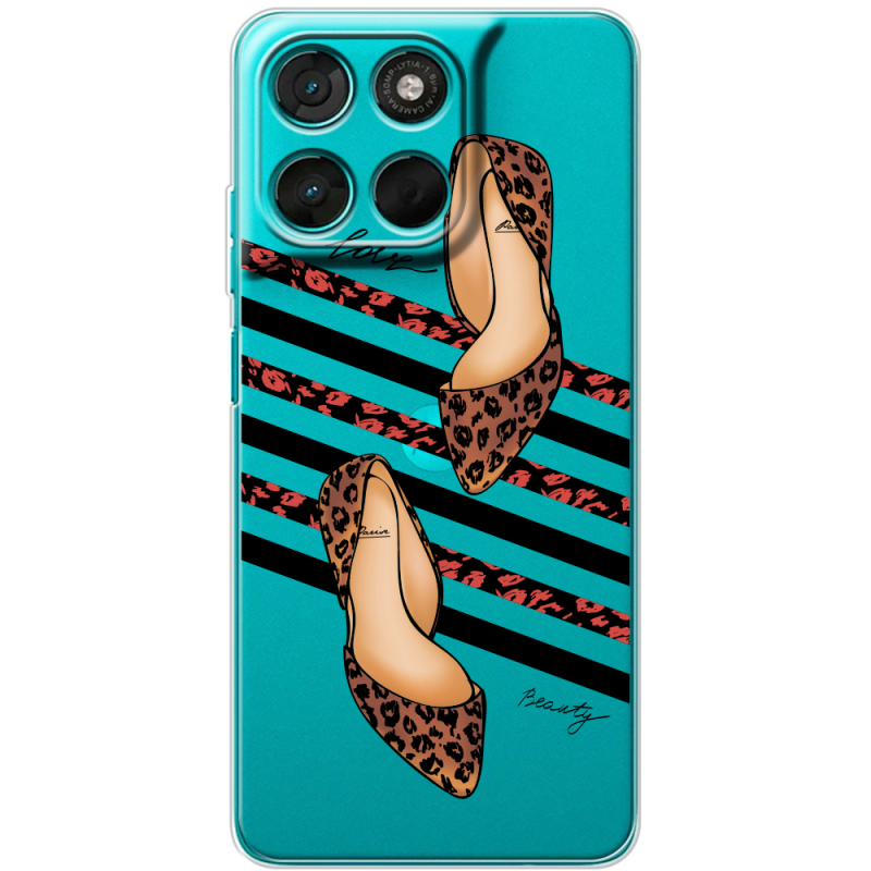 Прозорий чохол BoxFace Moto G86 Power Love Beauty