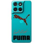 Прозорий чохол BoxFace Moto G86 Power Wild Cat