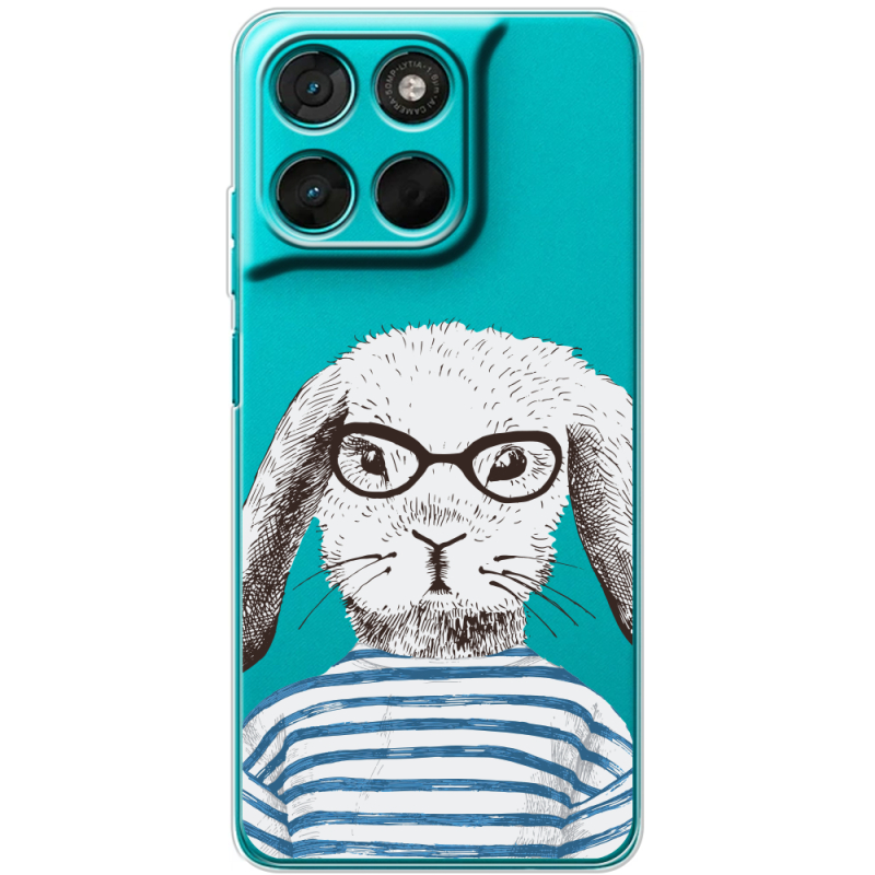 Прозорий чохол BoxFace Moto G86 Power MR. Rabbit