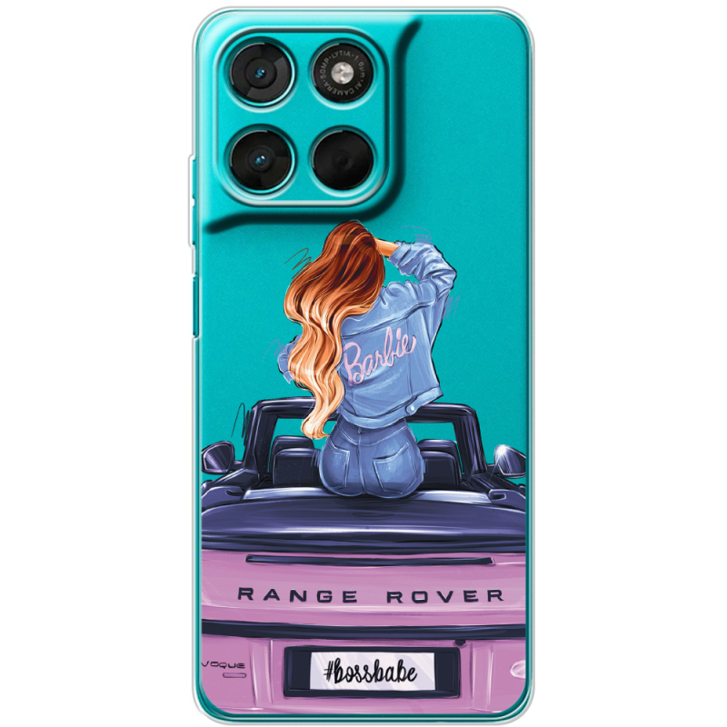 Прозорий чохол BoxFace Moto G86 Power Boss Babe