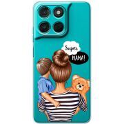 Прозорий чохол BoxFace Moto G86 Power Super Mama and Son