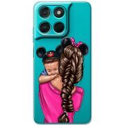 Прозорий чохол BoxFace Moto G86 Power Mouse Mommy