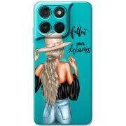 Прозорий чохол BoxFace Moto G86 Power Follow Your Dreams