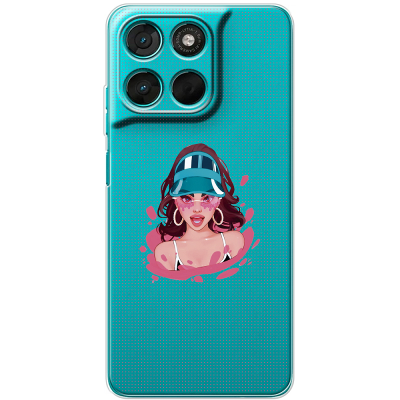 Прозорий чохол BoxFace Moto G86 Power Selena Gomez