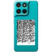 Прозорий чохол BoxFace Moto G86 Power Blah Blah