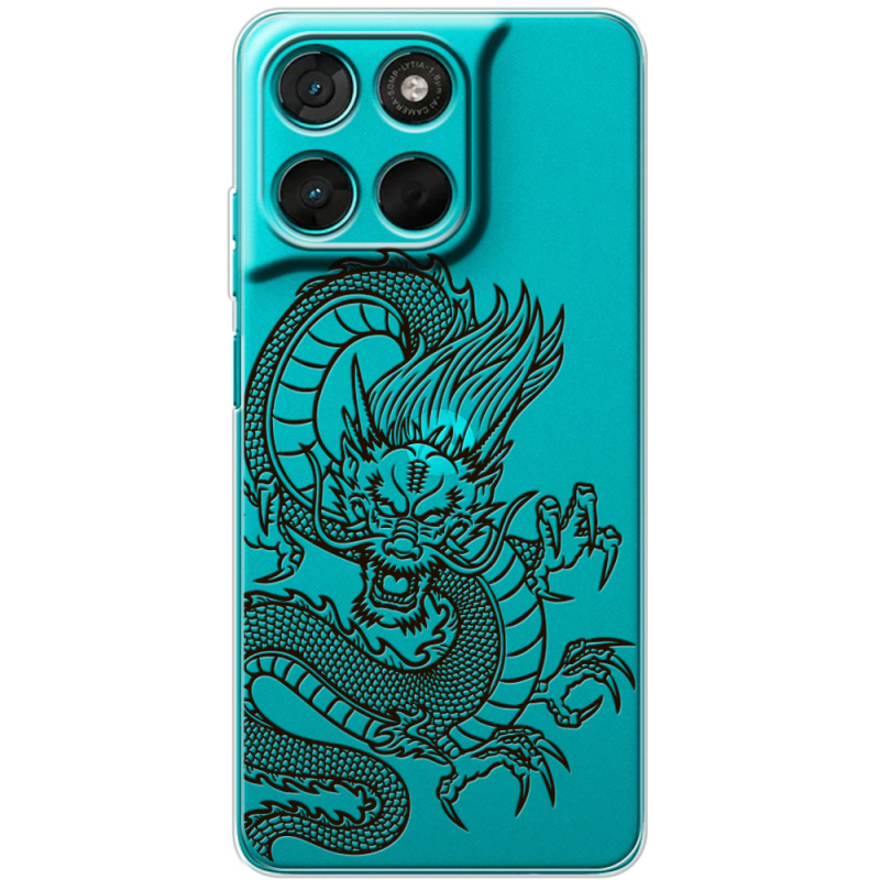 Прозорий чохол BoxFace Moto G86 Power Chinese Dragon