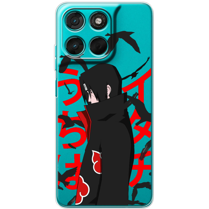 Прозорий чохол BoxFace Moto G86 Power Учиха Итачи