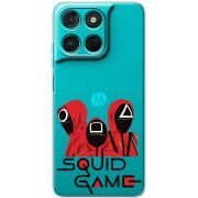 Прозорий чохол BoxFace Moto G86 Power siquid game люди в красном