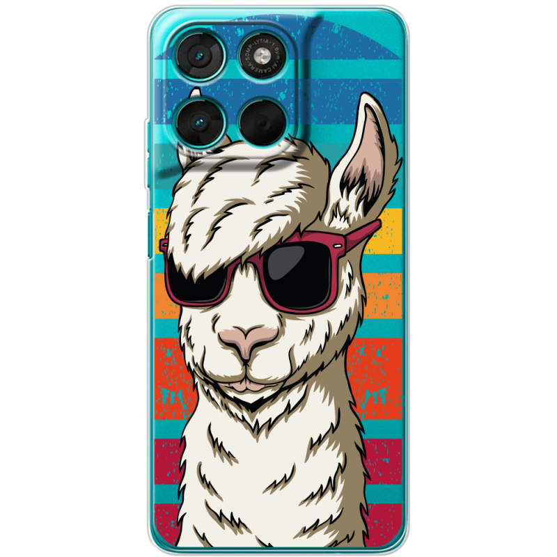 Прозорий чохол BoxFace Moto G86 Power Стильна Лама