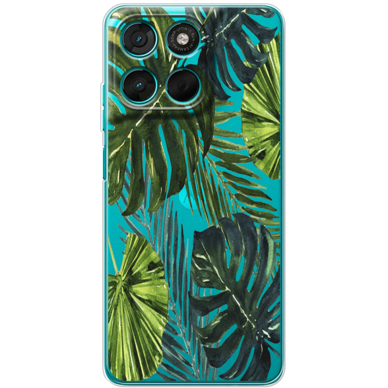 Прозорий чохол BoxFace Moto G86 Power Palm Tree