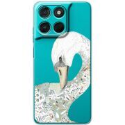 Прозорий чохол BoxFace Moto G86 Power Swan