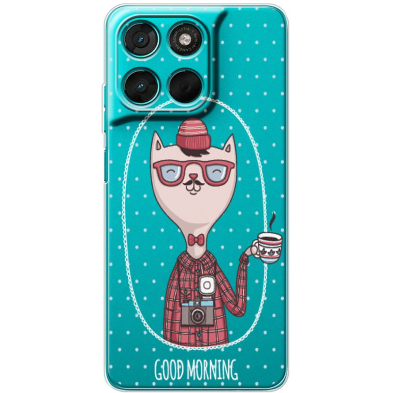 Прозорий чохол BoxFace Moto G86 Power Good Morning