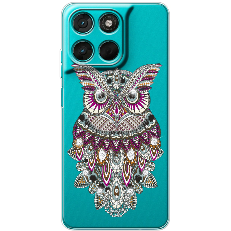 Чохол зі стразами Moto G86 Power Owl