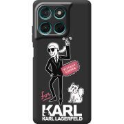 Чорний чохол BoxFace Moto G86 Power For Karl