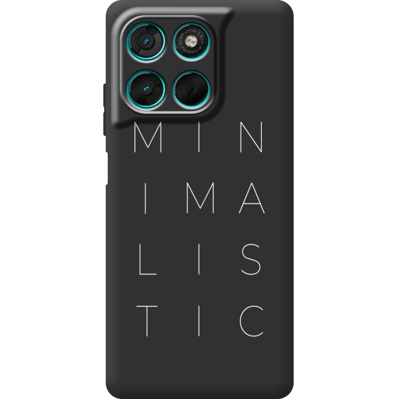 Чорний чохол BoxFace Moto G86 Power Minimalistic