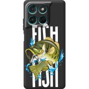 Чорний чохол BoxFace Moto G86 Power Fish
