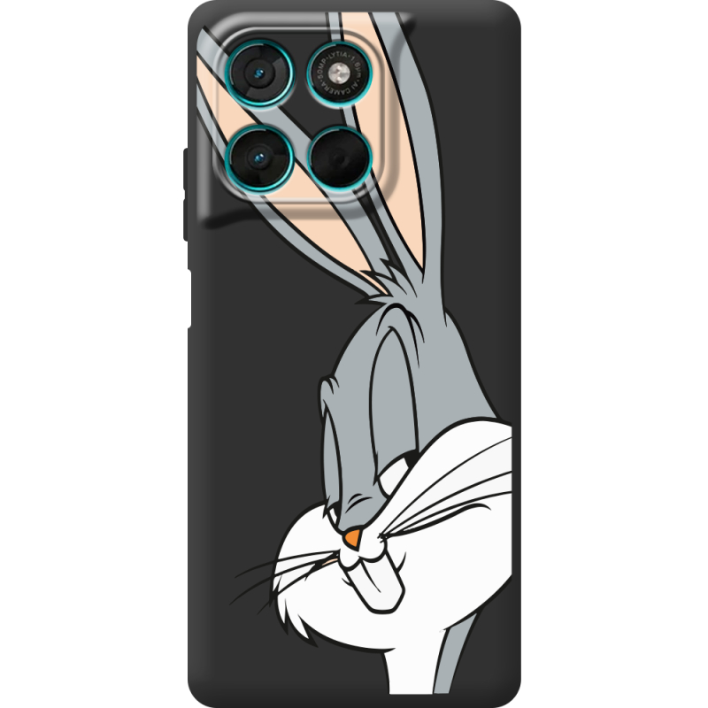 Чорний чохол BoxFace Moto G86 Power Lucky Rabbit