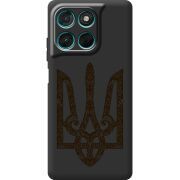 Чорний чохол BoxFace Moto G86 Power Ukrainian Trident