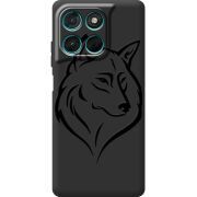 Чорний чохол BoxFace Moto G86 Power Wolf