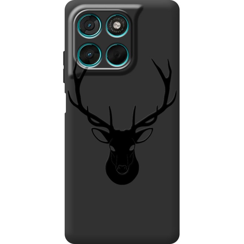 Чорний чохол BoxFace Moto G86 Power Deer