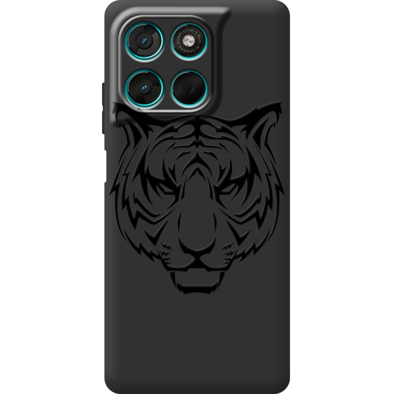 Чорний чохол BoxFace Moto G86 Power Tiger