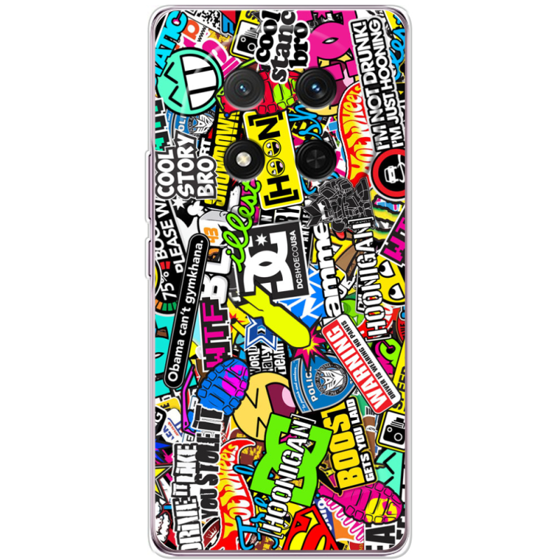 Чохол BoxFace Honor X9c Multicolored Inscriptions