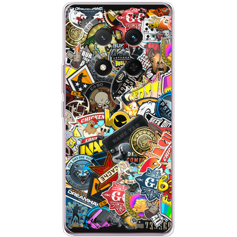 Чохол BoxFace Honor X9c CS:Go Stickerbombing