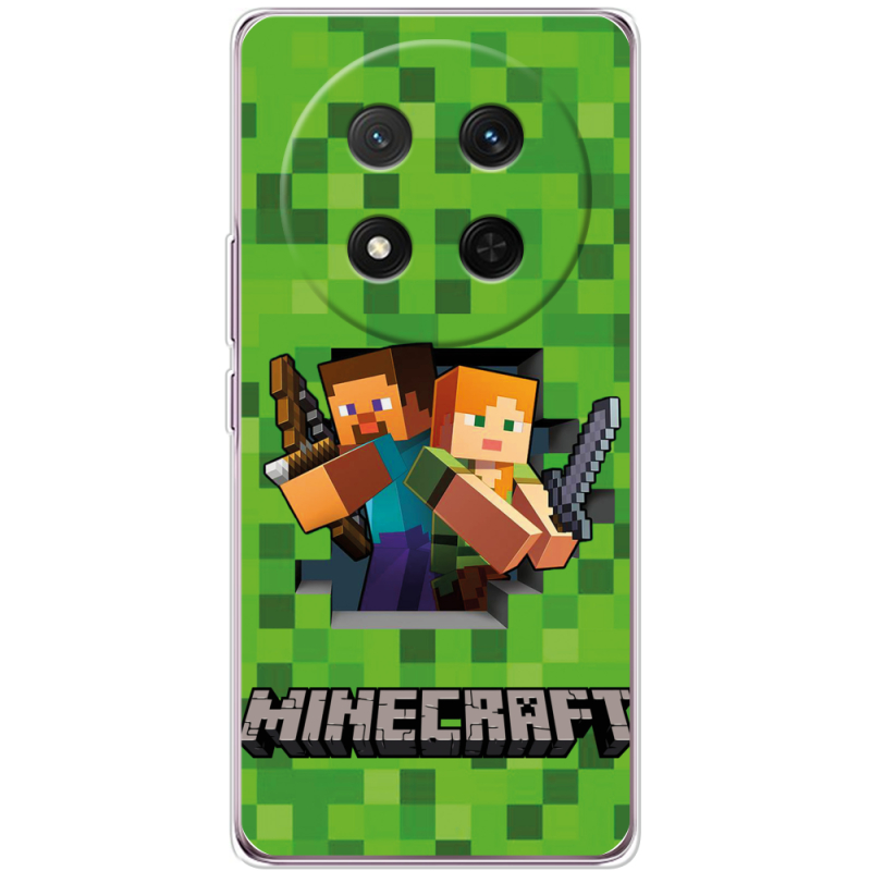 Чохол BoxFace Honor X9c Майнкрафт Стів і Алекс