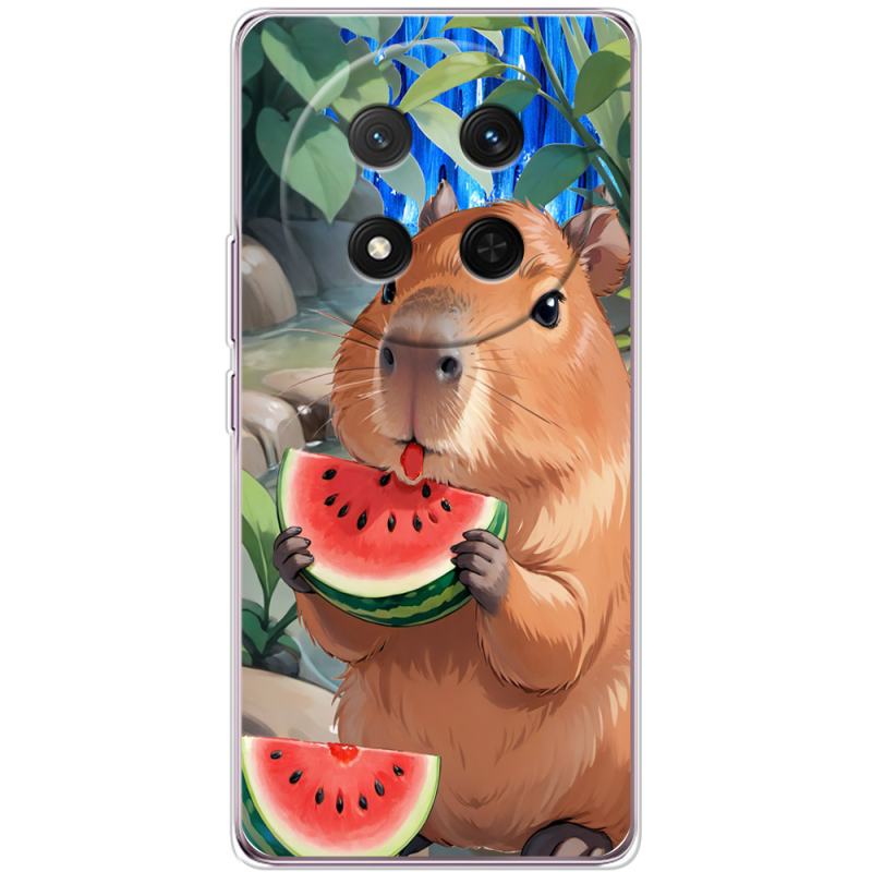 Чохол BoxFace Honor X9c Капібара з кавуном