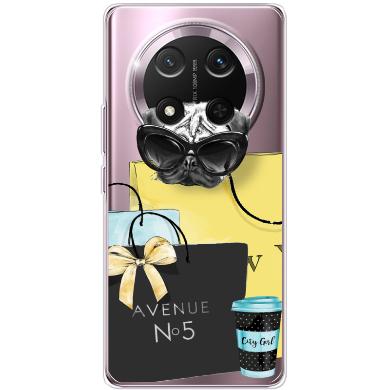 Прозорий чохол BoxFace Honor X9c Fashion Pug